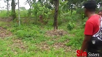 Two Brothers Caught Having Sex With Local African American Sisters On A Farm In Public