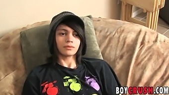 Stunning Young Man Masturbates And Ejaculates During A Sexual Interview