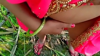 Desi Aunty Enjoys Outdoor Doggystyle Sex In The Jungle