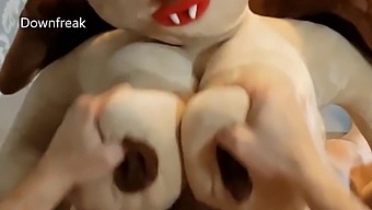 A Sex Doll Dressed As A Plush Bat Girl Gives Her Partner Prolonged Pleasure