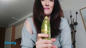 Cucumber Insertion Leads To Female Ejaculation And Fisting In Pussy