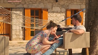 Experience Thrilling Outdoor Sex With A Neighbor In The Countryside!