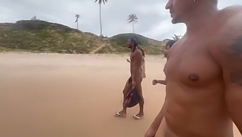 My Girlfriend And I Explored The Beach In The Nude, Following The Naturist Lifestyle