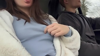 Young Couple’s Amateur Porn Christmas Movie With Small Boob Brunette And Petite Body.